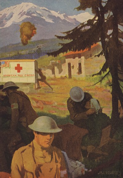 Het Amerikaanse Rode Kruis in Italië door J. Paul Verrees